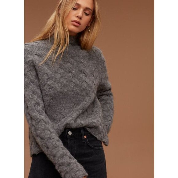 Aritzia Sweaters - Aritzia Wilfred Free Mical Sweater In Grey, XS